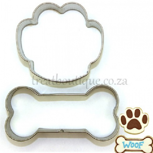 COOKIE CUTTER BONE & PAW SET COOKIE CUTTER BONE & PAW SET